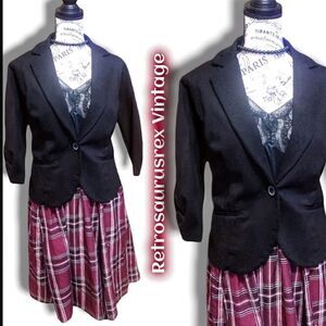 𝅺torrid Studio Black 3/4 Length Sleeve Stretch Blazer, Size 0